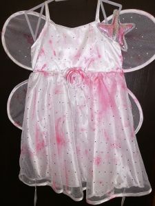 Kids Costumes to Hire - White dress with stains - GIRL